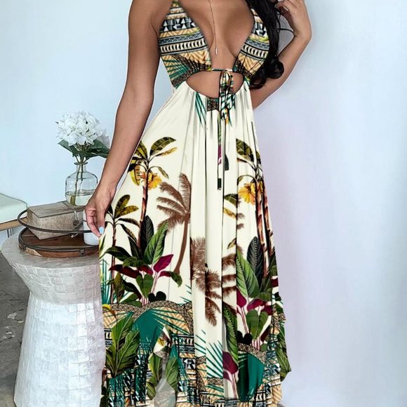 Women's Maxi Dress - Picture 2 of 4